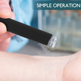 Healeved 10pcs Black Moxa Rolls Sticks 1.2x12cm Natural Moxa Strips for Moxibustion Handmade