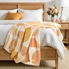 Lahome Terracotta Throw Blanket Soft Cozy Fluffy Warm Throw Blanket