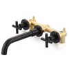 Oil Rubbed Bronze Bathroom Faucet - ARCORA Wall Mount Bathroom