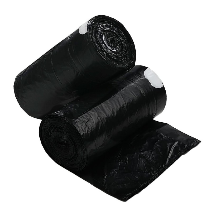 Dynko Small Bin Liners Bags, 10 Liter Drawstring Trash Bag,
