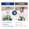 NearMoon Stainless Steel Screw Mounted Ceiling Hooks, Under-Shelf Towel/Robe Clothes