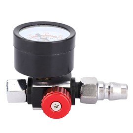 1/4 Inch Pneumatic Air Spray Gun Pressure Regulator with Pressure Gauge