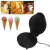 Crepe Makers,1200W Black Electric Crepe Black Non Stick Egg Roll
