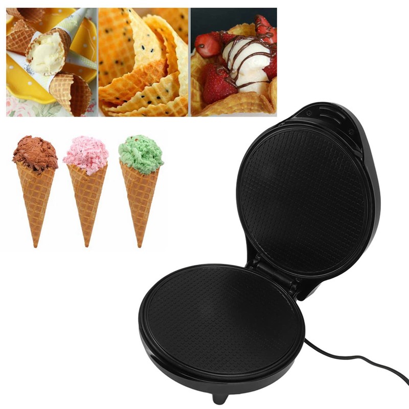 Crepe Makers,1200W Black Electric Crepe Black Non Stick Egg Roll