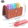 Pill Organizer,Czzmy Weekly Travel Pill Case Box Medication Reminder Daily