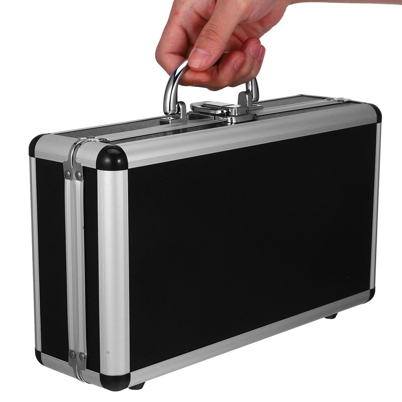 COHEALI Aluminum Alloy Lockable Toolbox 11.81 Inch Portable Tool Organizer