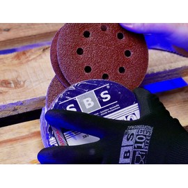 SBS Velcro Sanding Discs, Diameter 125 mm, Various Grits, Choice of 50 Pieces