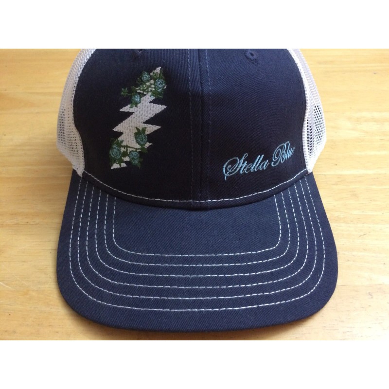 Custom Grateful Dead Adjustable Hat 13 Point Lightning Bolt Stella