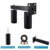 Skelang Slide Gate Guide Roller, 6" UHMW Hard Nylon Guider,