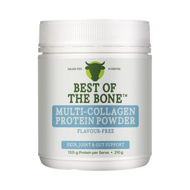Best of the Bone Healing Multi-collagen Protein Powder Hydrolysed Collagen Peptides Unflavoured 210g