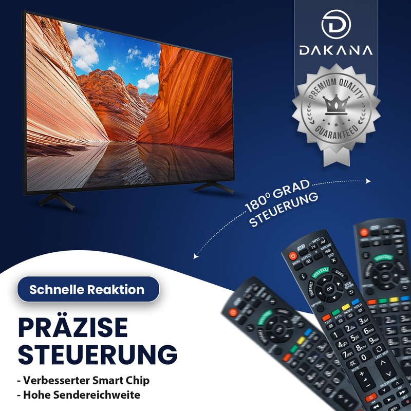 Dakana Remote Control for Panasonic Remote Control N2QAYB000752 Remote Control