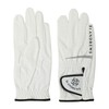 St Andrews 042-5985252 030_White x Black S (19-20cm) Women's Gloves