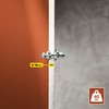 Rapid Cavity Dowel Metal with Screw for Single-Layer Plasterboard and