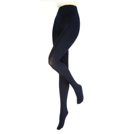Mytoptrendz® - Women's Thick Winter Warm Super Opaque Fleece Lined Thermal Tights (Large- Navy)