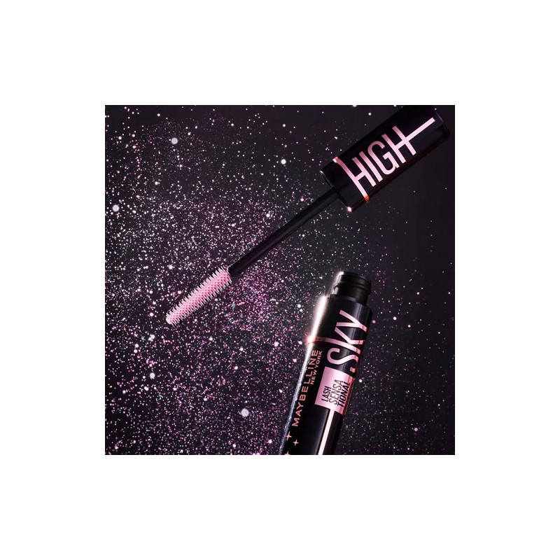 Máscara De Pestañas Lavable Maybelline Sky High Cosmic Black Color