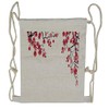 Ambesonne Vintage Drawstring Backpack, Sakura Branch Petal, Sackpack Bag