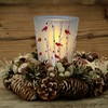 Cardinals Christmas Lighted Candle Holders - Cardinals on Birch Branches
