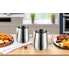 Wrobic Milk Jug, Milk Pitcher 400 ml, 12 fl.oz. Stainless