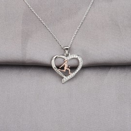 ENSIANTH Soccer Necklace Soccer Player Gifts for Soccer Team Soccer Jewelry Football Lover Gifts Sports Ball Inspirational Gifts