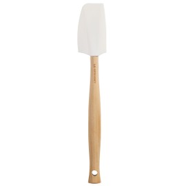 Le Creuset Silicone Craft Series Small Spatula, 11 1/8" x 1 3/4", White