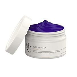 Mia Haircare Organic Hair Mask - Blonde Purple Hair Mask for Dry Damaged Hair and Growth, Deep Moisturizing Treatment Mask to Repair Split Ends, Natural Toner for Blonde & Bleached Hair, Hydrating Moisturizer