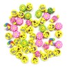 Pencil Erasers, 50 Pcs Smiling Face Mini Erasers for Schools,