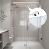 Flexible Shower Door Side Seal Strip 100 Inch Shower Glass