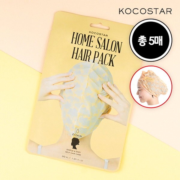 Cocostar Home Salon Hair Pack 30ml (5 sheets) / 코코스타