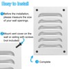PATIKIL 8 x 4 Inch Stainless Steel Vent Cover, 2
