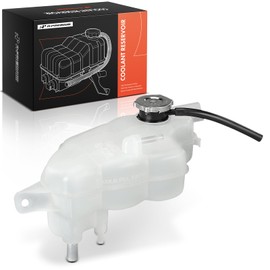 A-Premium Engine Coolant Overflow Recovery Reservoir Tank [with Cap & Hose] Compatible with Chrysler 200 2004-2006, Sebring 2007-2010 & Dodge Avenger 2008-2014 - Front Side