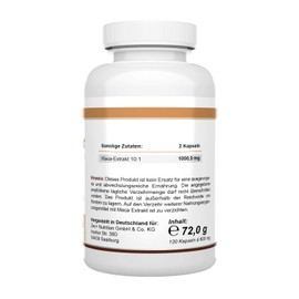 Zec+ Nutrition Maca Capsules 120 Capsules