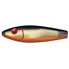 MirrOLure 52M-808 Classic Sink Twitch Black Bk/Org/Gld 3 5/8in 1/2oz