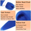 Blue Braiding Hair Pre Stretched, 26 Inch 8 Pack Prestretched
