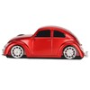 Wireless Mouse Red Sports Car Style 2.4GHz USB Receiver 1600DPI