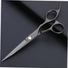 BIUDECO 2pcs Professional Hair Cutting Scissors Black Barbers Shears for