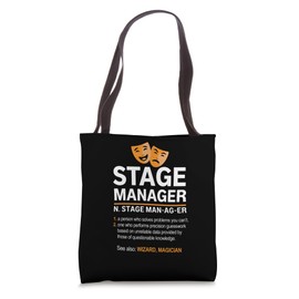 Stage Manager Definition Broadway Theatre Director Musical Tote Bag