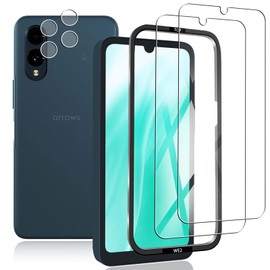 Compatible Arrows We2 F-52E Glass Film 2 + Compatible Arrows We2 Lens Protective Film, Compatible with Arrows We2 F-52E Film, LCD Protective Film, Full Body Protection, Shockproof, Ultra Thin, Bubble