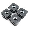 Design61 4 x Threaded Plugs Square Tube Plugs 30 x
