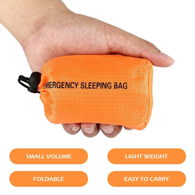 Riloer Emergency Sleeping Bag, Multipurpose Life Saving Emergency Bag, Outdoor