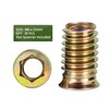 30 PCS M8-1.25 x 25mm Threaded Inserts for Wood Professional