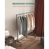 OROPY Industrial Pipe Clothing Rack Free Standing, Heavy Duty Detachable