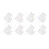 8pcs LED Strip Light Connector Professional Transparent 3Pin L Shaped