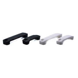 J Clarke Marine Pack of 4-25mm and 50mm Webbing bridges made from heavy duty nylon (25mm Black)