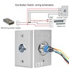 Door Exit Button Switch, Door Access Control System Exit Button