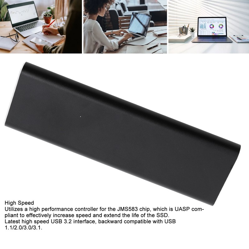 M.2 NVMe SSD Enclosure USB3.1 Gen2 Type C 10Gbps Aluminium