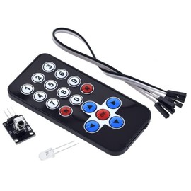 Fasizi 4pcs Infrared IR Wireless Remote Control Sensor Module Kits for Arduino