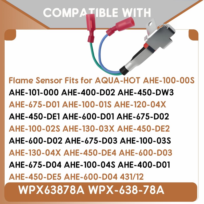12V Flame Sensor 1.0 Type Fits for Aqua-HOT Hydro-HOT Webasto