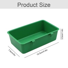 Sunshine smile 3 Pack Parrot Bathtub, Small Parrot Shower Bath, Bird Bath for Cage, Hanging Bird Bath Tub, Parrot Shower Bird Cage Accessories, Parrot Bathtub Bird, Bird Cage Accessories