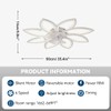 SPEVCH 35" Ceiling Fans With Lights and Remote, Modern Ceiling