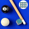 Kichvoe 12pcs Pool Cue Chalk, Deep Green, 2.5cm, Set of